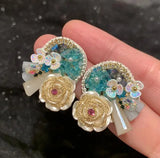Sweet Retro Crystal Earrings for Women