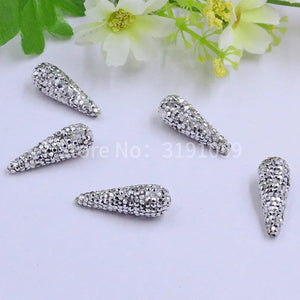 10 Pcs Handmade Crystal Equestrian Beads Bag