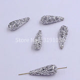 10 Pcs Handmade Crystal Equestrian Beads Bag