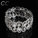 Wedding Bridal Jewelry Women Party Bangles Bracelets E018
