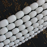 Porcelain Agates Drum Beads 15inch Wholesale DIY Jewellery