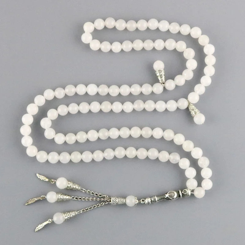 Muslim Agate Tasbih Bracelet 99 Beads Romantic Ala Rose Prayer Tesbih