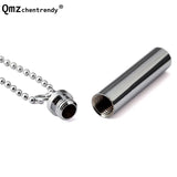 3pc/lot Stainless Steel Cylinder Tube Memorial Cremation Ashes Urn Pendant