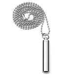 3pc/lot Stainless Steel Cylinder Tube Memorial Cremation Ashes Urn Pendant