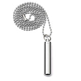 3pc/lot Stainless Steel Cylinder Tube Memorial Cremation Ashes Urn Pendant