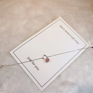 925 Sterling Silver Anklets Kitty Opal Pendant Cross Chain Ankle Modification