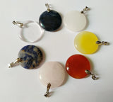 7 Chakra Stone Pendant Set, Healing Crystal Pendant