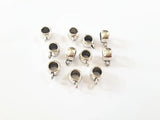 200pcs Anti-Silvery Small Alloy Pendants Bail Beads Wholesale Lot
