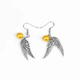 Movie Jewelry Golden Snitch Earrings Vintage Alloy Personality Christmas