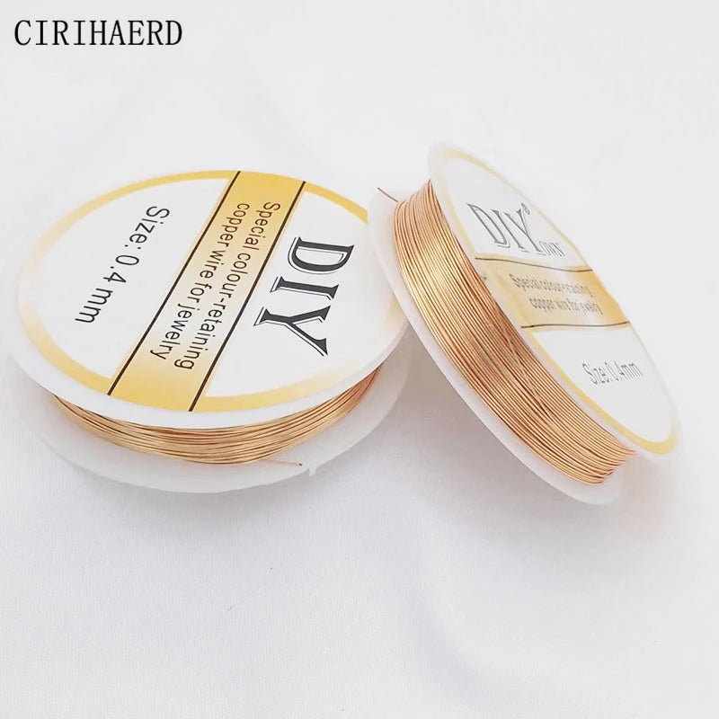 0.3-0.8mm Retention Copper Wire for DIY Jewelry