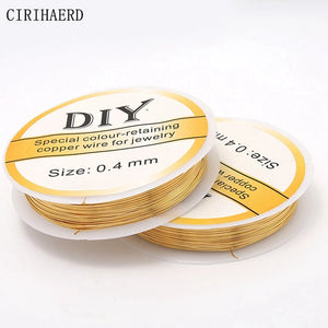 0.3-0.8mm Retention Copper Wire for DIY Jewelry