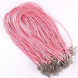 1.5mm Leather Cord Necklace Rope Chain DIY Jewelry Accessories 80pcs/Lot