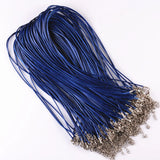 1.5mm Leather Cord Necklace Rope Chain DIY Jewelry Accessories 80pcs/Lot