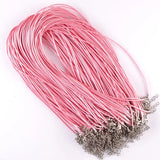 1.5mm Leather Cord Necklace Rope Chain DIY Jewelry Accessories 80pcs/Lot