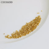 1.5mm Copper Tube 14K Plated End Beads for Jewelry Making