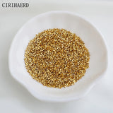 1.5mm Copper Tube 14K Plated End Beads for Jewelry Making