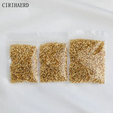 1.5mm Copper Tube 14K Plated End Beads for Jewelry Making