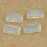 5A Rectangle Shape Cut Opal Synthetic Nano Gems Stone For Jewelry Making