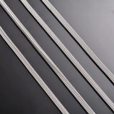 1m 4mm Stainless Steel Mesh Chain for DIY Necklace Bracelet