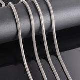 1m 4mm Stainless Steel Mesh Chain for DIY Necklace Bracelet