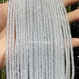 Zircon Abacus Crystal Faceted Beads For Jewelry Making Diy 15"