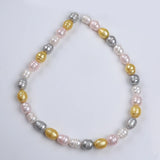 10-11mm Multi Rice Freshwater Pearl Strands