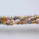 10-11mm Multi Rice Freshwater Pearl Strands