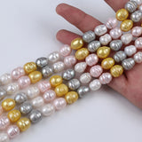10-11mm Multi Rice Freshwater Pearl Strands