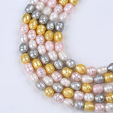 10-11mm Multi Rice Freshwater Pearl Strands