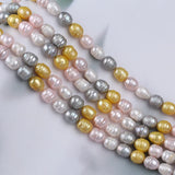 10-11mm Multi Rice Freshwater Pearl Strands