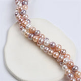 10-11mm Mixed Potato Shape Freshwater Loose Pearls Beads Strand Jewelry