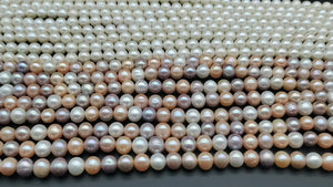 10-11mm Mixed Potato Shape Freshwater Loose Pearls Beads Strand Jewelry