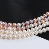 10-11mm Mixed Potato Shape Freshwater Loose Pearls Beads Strand Jewelry