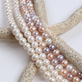 10-11mm Mixed Potato Shape Freshwater Loose Pearls Beads Strand Jewelry