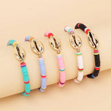 Shell Beads Printing Pattern Loose Beads DIY Jewelry Making