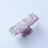 Floral Acrylic Hair Claw Clip Hollow Square Design Large Shark Clip