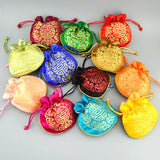 6pc/lot 10.5x10.5cm Silk Organza Wedding Jewelry Gift Bag