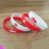 Couple Lion Pattern Silicone Faith Bracelet Men Women Jewelry