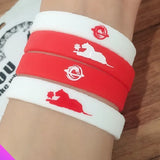 Couple Lion Pattern Silicone Faith Bracelet Men Women Jewelry