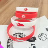 Couple Lion Pattern Silicone Faith Bracelet Men Women Jewelry