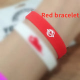 Couple Lion Pattern Silicone Faith Bracelet Men Women Jewelry