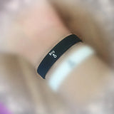Couples Silicone Faith Bracelets - 2 Colors