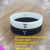 Couples Silicone Faith Bracelets - 2 Colors