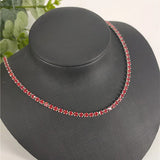 Rhinestone Necklace Lady Girl Jewelry Gift