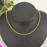 Rhinestone Necklace Lady Girl Jewelry Gift