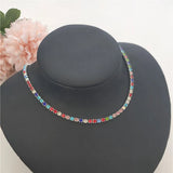 Rhinestone Necklace Lady Girl Jewelry Gift