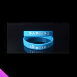 Sports Silicone Bracelet Eco-friendly Faith Bracelet Jewelry Gift
