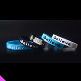 Sports Silicone Bracelet Eco-friendly Faith Bracelet Jewelry Gift