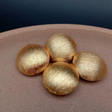 10 PCS 26mm Copper Coin Shape Brushed Bead Plated Findings