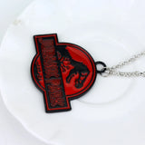 Jurassic Park Dinosaur Logo Pendant Necklace for Women and Men